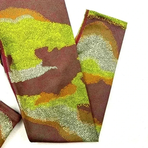 Noli Earthy Dot Camo Sedona Higb Waist Quick Wick 4 Way Stretch Legging Size S - Picture 4 of 15